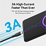 ���� ������ USB 2.0 AM to USB-C 1.0m 3A black Vention (CTHBF)