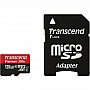   128GB TRANSCEND microSDXC Class 10 UHS-I PremiumX300 + SD  (TS128GUSDU1)