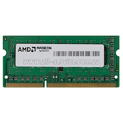  8GB   AMD Radeon DDR3 1600Mhz SO-DIMM , Retail, 1.5V (R538G1601S2S-U)