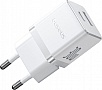 �������� ������� Baseus 1xUSB-C 30W + 1xUSB white (P1011160A213-00)