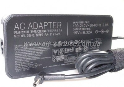     ASUS 120W 19V, 6.32A,  4.5/3.0 (PA-1121-28 A15-120P1A / A40161)