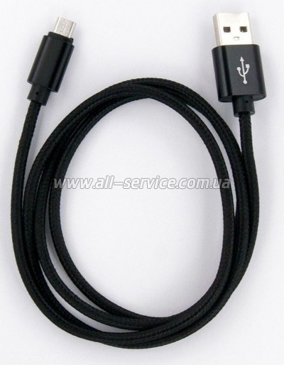 ���� ������ USB 2.0 AM to Micro 5P 1.0m black Dengos (NTK-M-MT-BLACK)