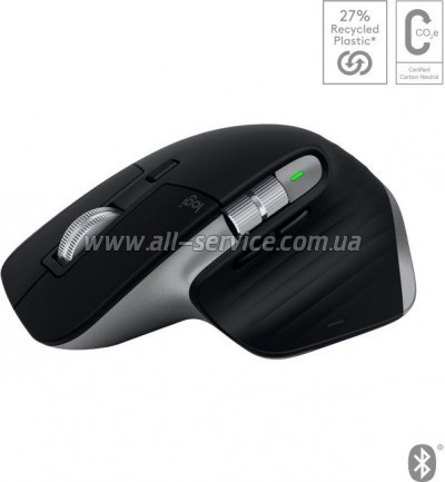  Logitech MX Master 3S For Mac Performance Wireless Space Grey (910-006571)