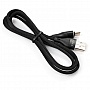   USB 2.0 AM to Type-C 1.0m cylindric nylon back Vinga (VCPDCTCCANB1BK)