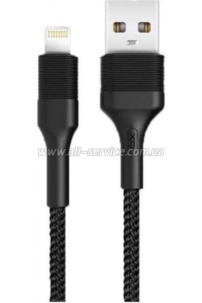 Дата кабель USB 2.0 AM to Micro 5P 1.0m 2.1A black XO (NB51-M-1-BK) Дата кабель USB 2.0 AM to Micro 5P 1.0m 2.1A black XO (NB51-M-1-BK)