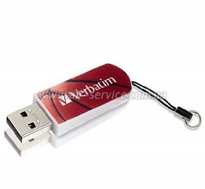  8Gb VERBATIM USB Drive STORE'N'GO MINI BASKETBALL (98507)