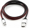 ���� ������ USB 2.0 AM to USB-C 1.0m pu leather black Vinga (VCPDCTCLS1BK)