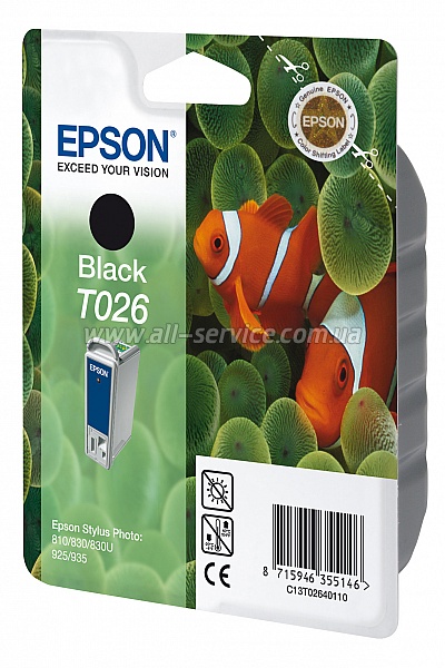  Epson StPhoto 810 black (C13T02640110)