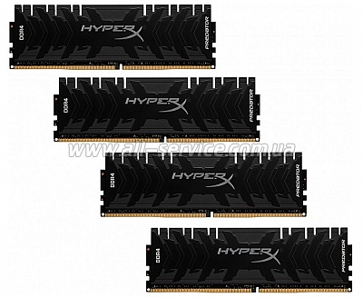  Kingston HyperX 32GB 3000MHz DDR4 CL15 DIMM 16gbx2 XMP Predator (HX430C15PB3K4/32)