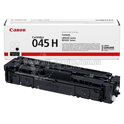   Canon 045H  LBP611CN/ LBP613CDW  MF610/ MF630/ MF611/ MF613/ MF631/ MF633/ MF635 Black (1246C002)
