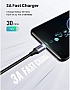 ���� ������ USB-C 3.1 to Micro USB 3.0 1.0m 3A US312 black Ugreen (20103)