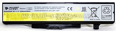  PowerPlant   LENOVO G580 Series (L11L6F01) 11.1V 5200mAh (NB00000276)