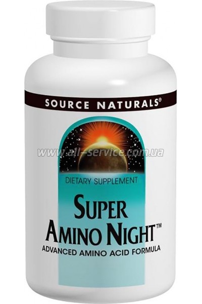 -  Source Naturals   , Super Amino Night, 60  (SN0110)