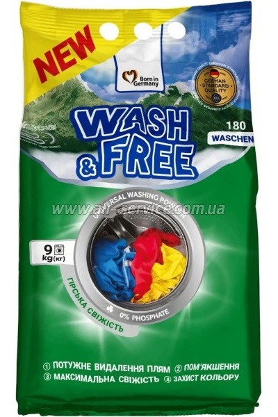 ���������� ������� Wash&Free Universal ������ �������� 9 �� (4823128004929)