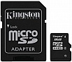   8GB Kingston MicroSDHC Class 4 + SD  (SDC4/8GB)