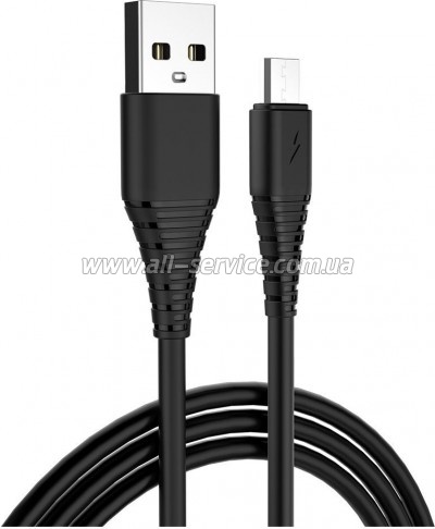 ���� ������ USB 2.0 AM to Micro 5P 1.0m black ColorWay (CW-CBUM025-BK)