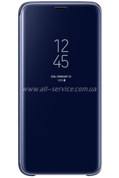  SAMSUNG S9 Clear View Standing Cover Blue (EF-ZG960CLEGRU)