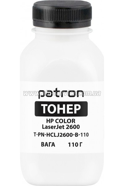 Тонер Patron HP CLJ 2600 бутль 110г Black (PN-HCLJ2600-B-110) Тонер Patron HP CLJ 2600 бутль 110г Black (PN-HCLJ2600-B-110)