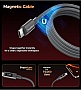 Дата кабель USB-C to USB-C 1.2m PD60W magnetic digital display nylon gray Choetech (XCC-1067-GY) Дата кабель USB-C to USB-C 1.2m PD60W magnetic digital display nylon gray Choetech (XCC-1067-GY)