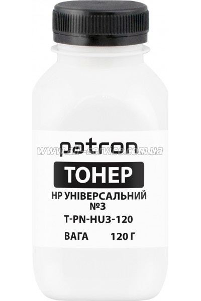 Тонер Patron HP LJ P1005/ P1505/ P1102 бутль 120г (PN-HU3-120) Тонер Patron HP LJ P1005/ P1505/ P1102 бутль 120г (PN-HU3-120)