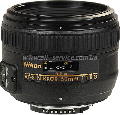  Nikon 50 mm f/ 1.8G AF-S NIKKOR (JAA015DA)