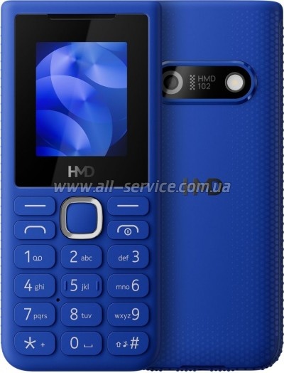 Мобільний телефон HMD 102 DS Blue Мобільний телефон HMD 102 DS Blue