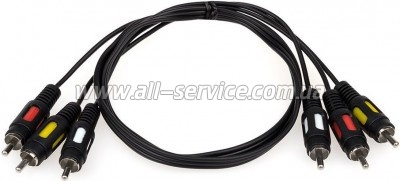 ������ 3xRCA M to 3xRCA M 5.0m Atcom (10713)