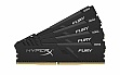  Kingston HyperX 64 GB 4x16GB DDR4 3000 MHz Fury Black (HX430C15FB3K4/64)