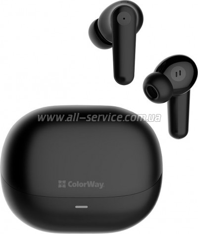 �������� ColorWay Slim TWS-1 Earbuds Long Life Black (CW-TWS1BK1)