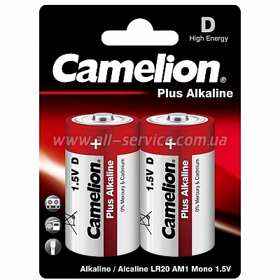  Camelion D / LR20 Plus Alkaline 2. (LR20-BP2)