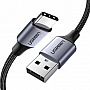 ���� ������ USB 2.0 AM to USB-C 0.5m 3A US288 black Ugreen (60125)