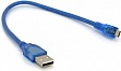 ���� ������ USB 2.0 AM to Micro 5P 0.3m blue Voltronic (YT-AM/Mc-0.3B/05425)