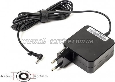 Блок питания для ноутбуков PowerPlant ASUS 220V, 19V 40W 2.1A (WM-AS40F2507) Блок питания для ноутбуков PowerPlant ASUS 220V, 19V 40W 2.1A (WM-AS40F2507)
