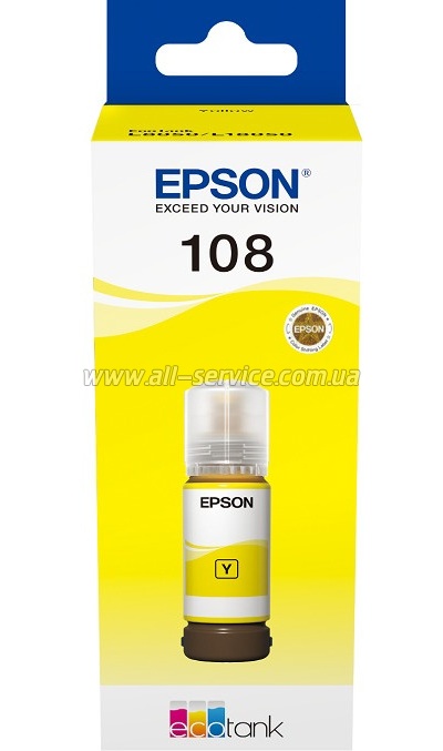  Epson 108 EcoTank L8050/ L18050 Yellow (C13T09C44A)
