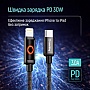 ���� ������ USB-C to Lightning 1.0m PD30W black ColorWay (CW-CBPDCL103-BK)