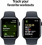 - Apple Watch SE 2024 GPS 40mm Midnight Aluminium Case with Midnight Sport Band - S/M (MXE73QH/A)