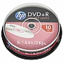  HP DVD+R 8.5GB 8X DL 10 Spindle (69309/ DRE00060-3)