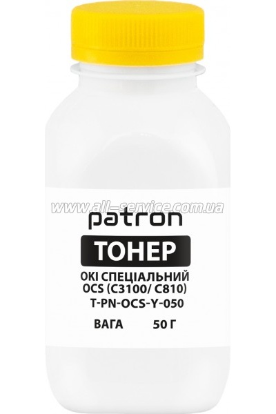 Тонер Patron Oki Special OCS бутль 50г Yellow (PN-OCS-Y-050) Тонер Patron Oki Special OCS бутль 50г Yellow (PN-OCS-Y-050)