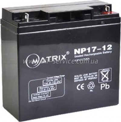 ������� � ��� Matrix 12V 17AH (NP17-12)