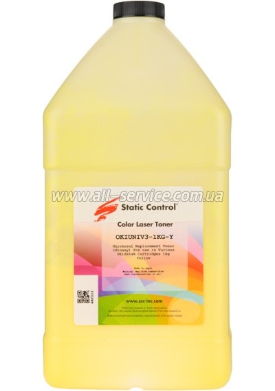  SCC OKI Universal Okidata 3 Glossy  1 yellow (OKIUNIV3-1KG-Y)