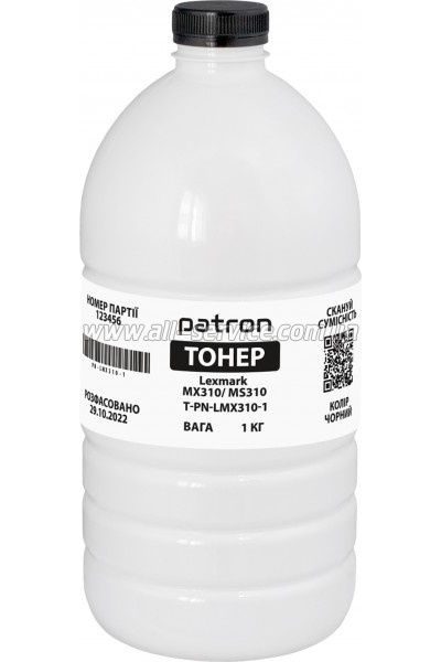 ����� Patron Lexmark MX310/ MS310 ����� 1�� Black (PN-LMX310-1)