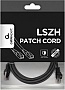 ����-���� 1� S/FTP Cat 6A CU LSZH black Cablexpert (PP6A-LSZHCU-BK-1M)