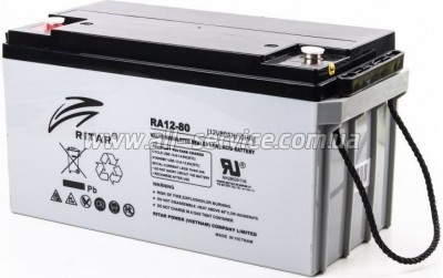    Ritar AGM RA12-80, 12V-80Ah (RA12-80)
