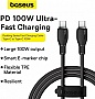 ���� ������ USB-C to USB-C 1.2m 100W black Baseus (P10355702111-00)