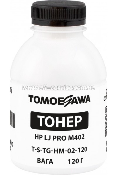 Тонер Tomoegawa HP LJ Pro M402 бутль 120г Black (TSM-HM-02-120) Тонер Tomoegawa HP LJ Pro M402 бутль 120г Black (TSM-HM-02-120)