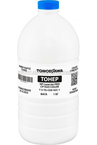 ����� Tomoegawa HP LaserJet Pro CP1025 color ����� 1�� Cyan (TSM-CGK-02C-1)