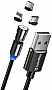   USB 2.0 AM to Lightning + Micro 5P + Type-C 1.0m Magnetic Ro ColorWay (CW-CBUU037-BK)