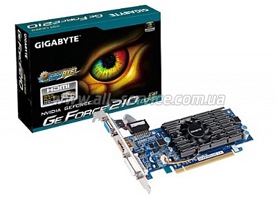  Gigabyte GeForce GT210 1GB DDR3 (GV-N210D3-1GI)