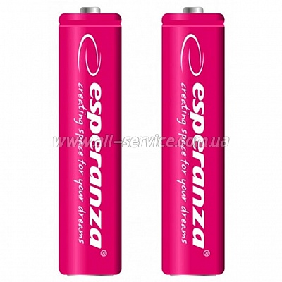  Esperanza AAA 1000mAh Ni-MH * 2 red (EZA101R)