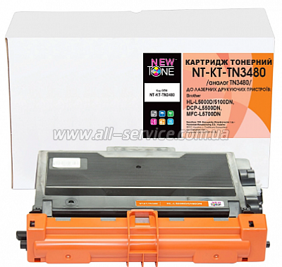  NEWTONE Brother HL-L5000D/ 5100DN/ DCP-L5500DN/ MFC-L5700DN  TN3480 (NT-KT-TN3480)